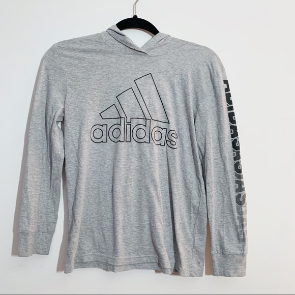 Adidas Boys Long Sleeve T-Shirt Hoodie Lot Boys Size Medium - Picture 3 of 5